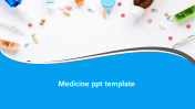 Amazing Medicine PPT Template Designs With One Node