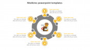 Simple Medicine PowePoint Templates Free Slide Design