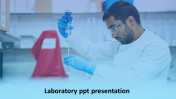 Attractive Laboratory PPT Presentation Title Slide 
