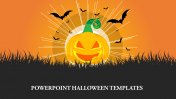 Microsoft PowerPoint Halloween Template - Pumpkin Theme