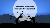 Dreadful Halloween PowerPoint Templates Free Download