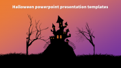 Model halloween powerpoint presentation templates