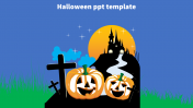 Eye-Grabbing Multi-Color Halloween PPT Template Slide 