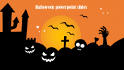 Scary Halloween PowerPoint Slides Presentation Template