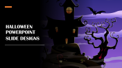 Halloween PowerPoint Slide Designs With Dark Theme