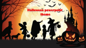 Awesome Halloween PowerPoint Theme Presentation Design