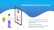 Editable Telemedicine PPT Free Download With Bullet Points