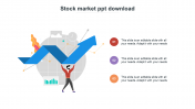Elegant Stock Market PPT Download Template Slide Design