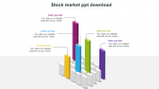 Attractive Stock Market PPT Download Slide Template