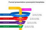 Attractive Funnel Presentation PowerPoint Templates