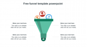 Use Free Funnel Template PowerPoint With Four Node