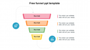 Multicolor Free Funnel PPT Template Presentation Slide