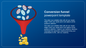 Simple Conversion Funnel PowerPoint Template Designs