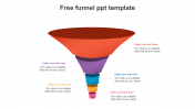 Free Funnel PPT Template Presentation Slide Design