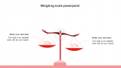 Effective Weighing Scale PowerPoint Template Presentation