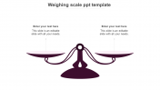 Weighing Scale PowerPoint Template and Google Slides