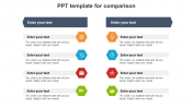PPT Template For Comparison and Google Slides Presentation