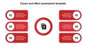 Amazing Cause And Effect PowerPoint Template With Six Nodes
