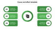 Creative Cause And Effect Template PPT Model