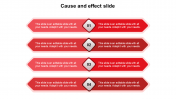 Benefits of Cause and Effect Slide Design Templates