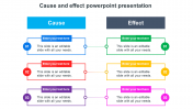 Free Cause And Effect PowerPoint Template Slide Presentation
