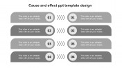 Creative Cause And Effect PPT Template Design