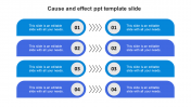 Attractive Cause And Effect PPT Template Slide Design