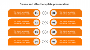 Simple Cause And Effect Template Presentation