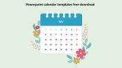 Attractive PowerPoint Calendar Templates Free Download