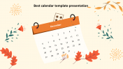 best calendar template presentation December month