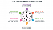 Clock PowerPoint Template Free Download Google Slides