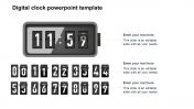 Digital Clock PowerPoint Template and Google Slides