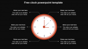 Free Clock PowerPoint Template Design Presentation