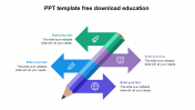 PPT template free download education design