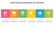 Multicolor Social Media PPT Presentation Free Download