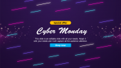 Free Cyber Monday Template PowerPoint Presentation