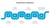 Pretty Blue Color PowerPoint And Google Slides Template