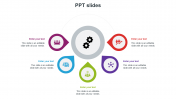 Amazing PPT Slides PowerPoint Template With Five Nodes
