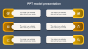 Effective PPT Model Presentation Slide Template