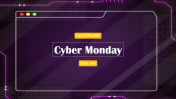Use Cyber Monday PPT Design Slide Template