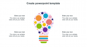 Inventive Create PowerPoint Template with Four Nodes