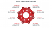 How To Make Professional Slides With Eight Red Icons