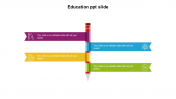 Get amazing Education PPT Slide Pencil Design presentation
