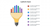 Lightbulb Shapes PowerPoint Slide Template Presentation
