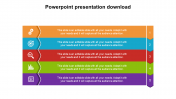 Elegant PowerPoint Presentation Download With Five Node
