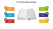 Get Free Book Writing Template PowerPoint Presentation