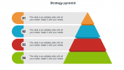 Strategy Pyramid PowerPoint Template and Google Slides