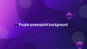 Awesome Purple PowerPoint Background Template