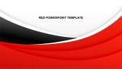 Creative Red PowerPoint Template Presentation