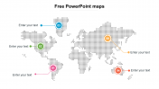 Get Free PowerPoint Maps Template Presentation